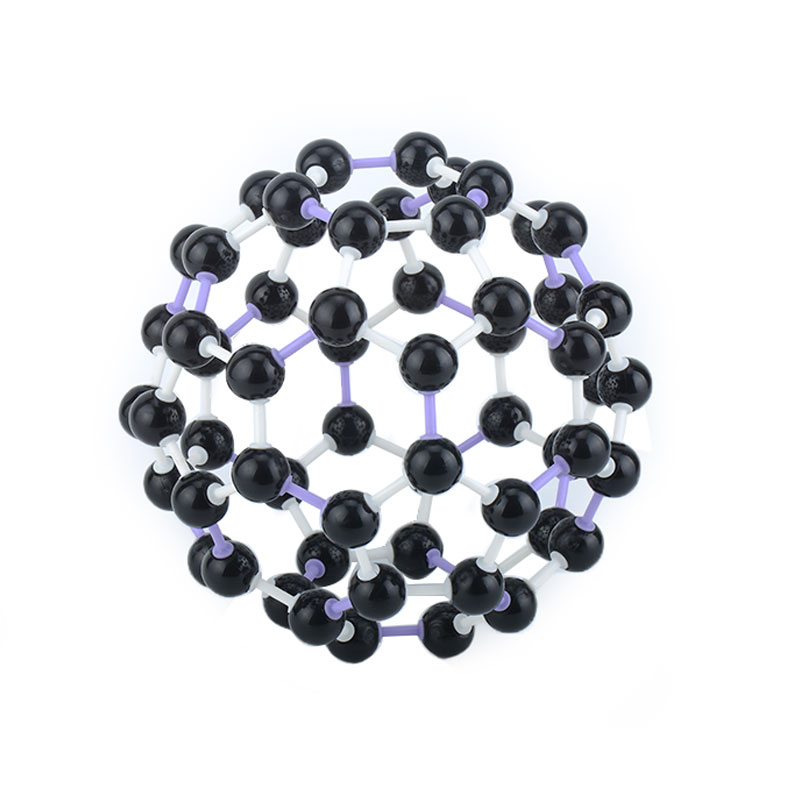 Carbon 60 molecular structure model