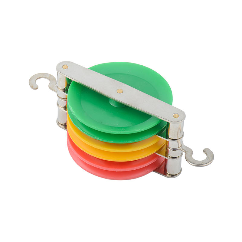Triple colored pulley