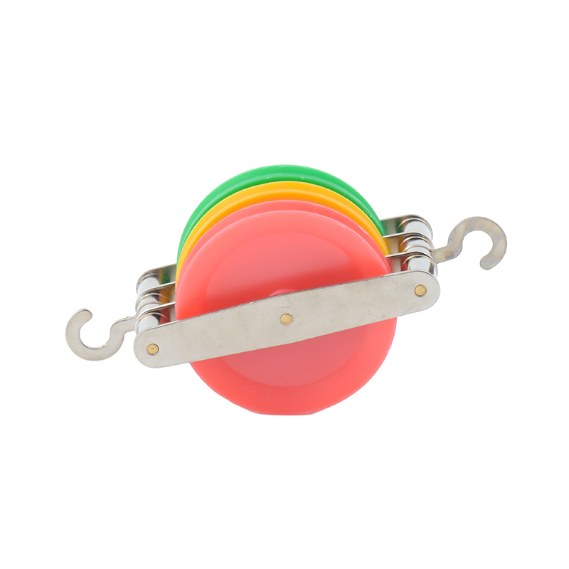 Triple colored pulley