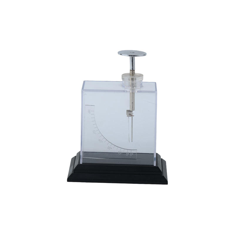 Pointer electroscope with scale