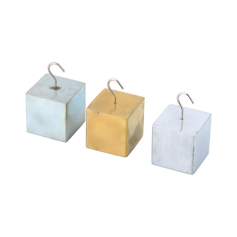 Specific gravity cubes with hook