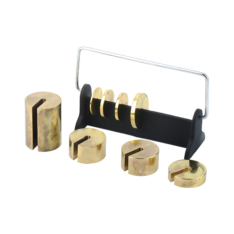 Brass weight set