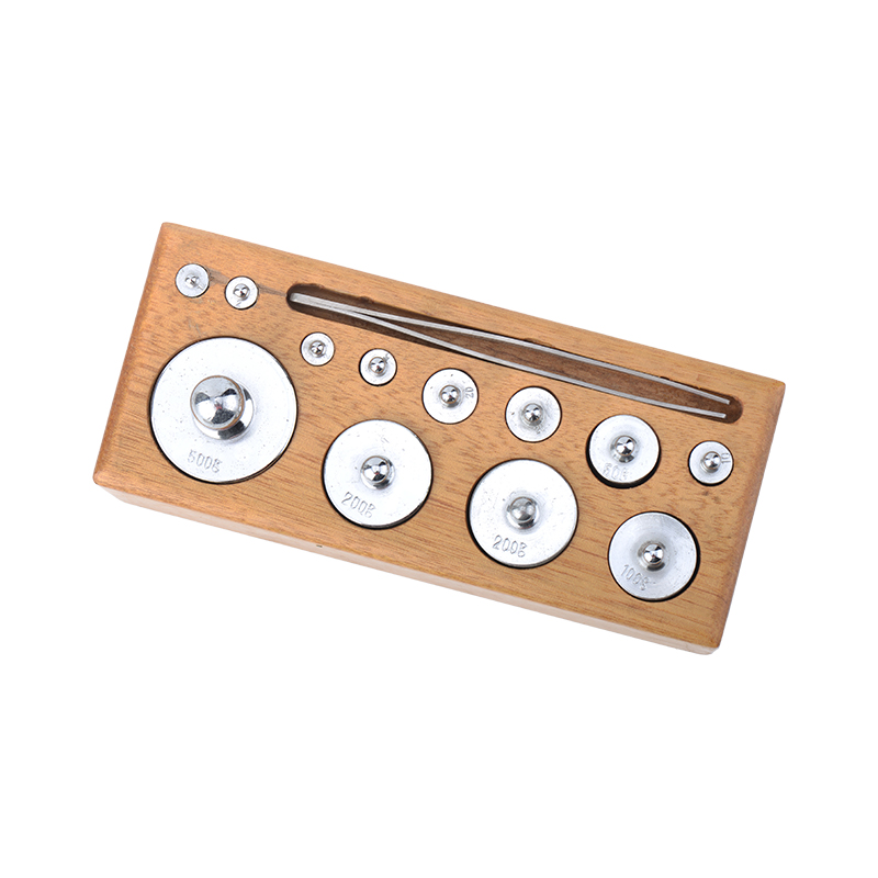 Hooked weight set with tweezers